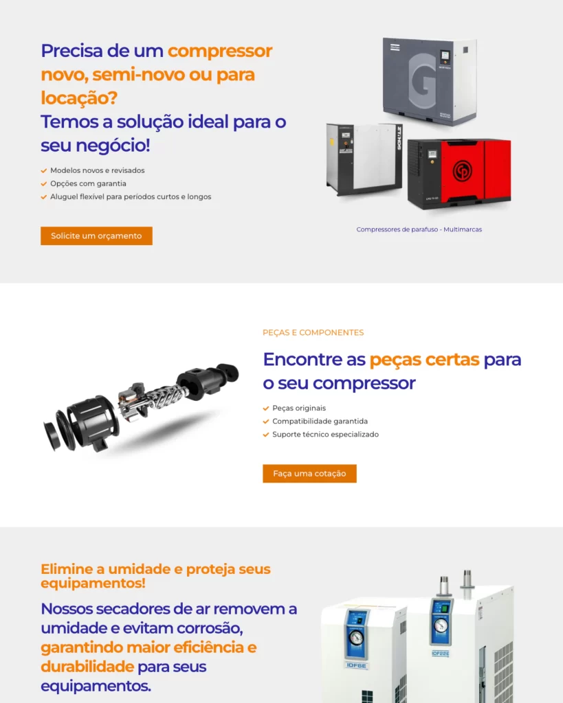 site compressores